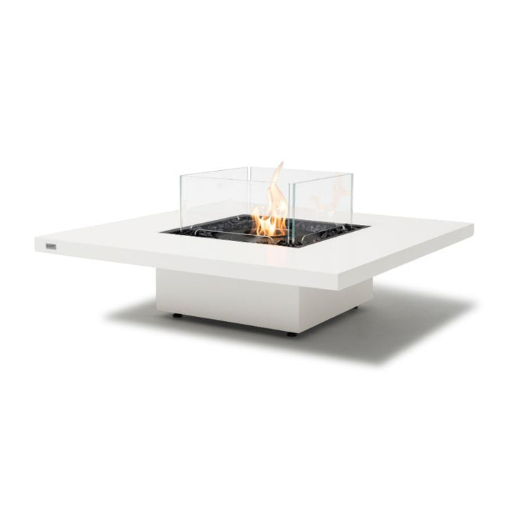 Vertigo 40 Ethanol Fire Pit Table Bone Black Burner