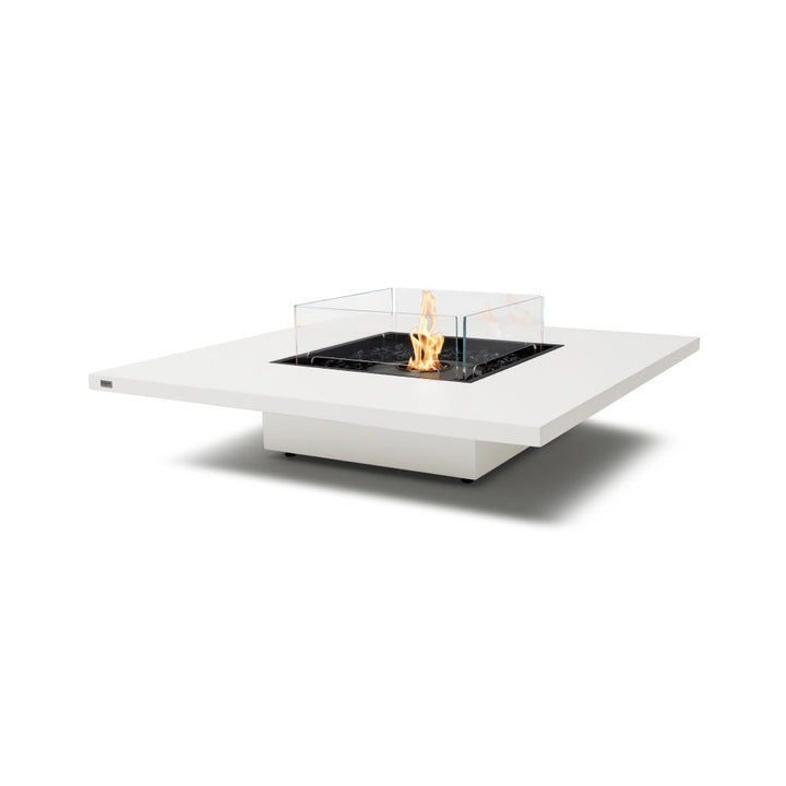 Vertigo 50 Ethanol Fire Pit Table Bone Black Burner