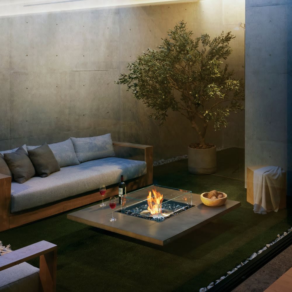 Vertigo 50 Ethanol Fire Pit Table SunShine