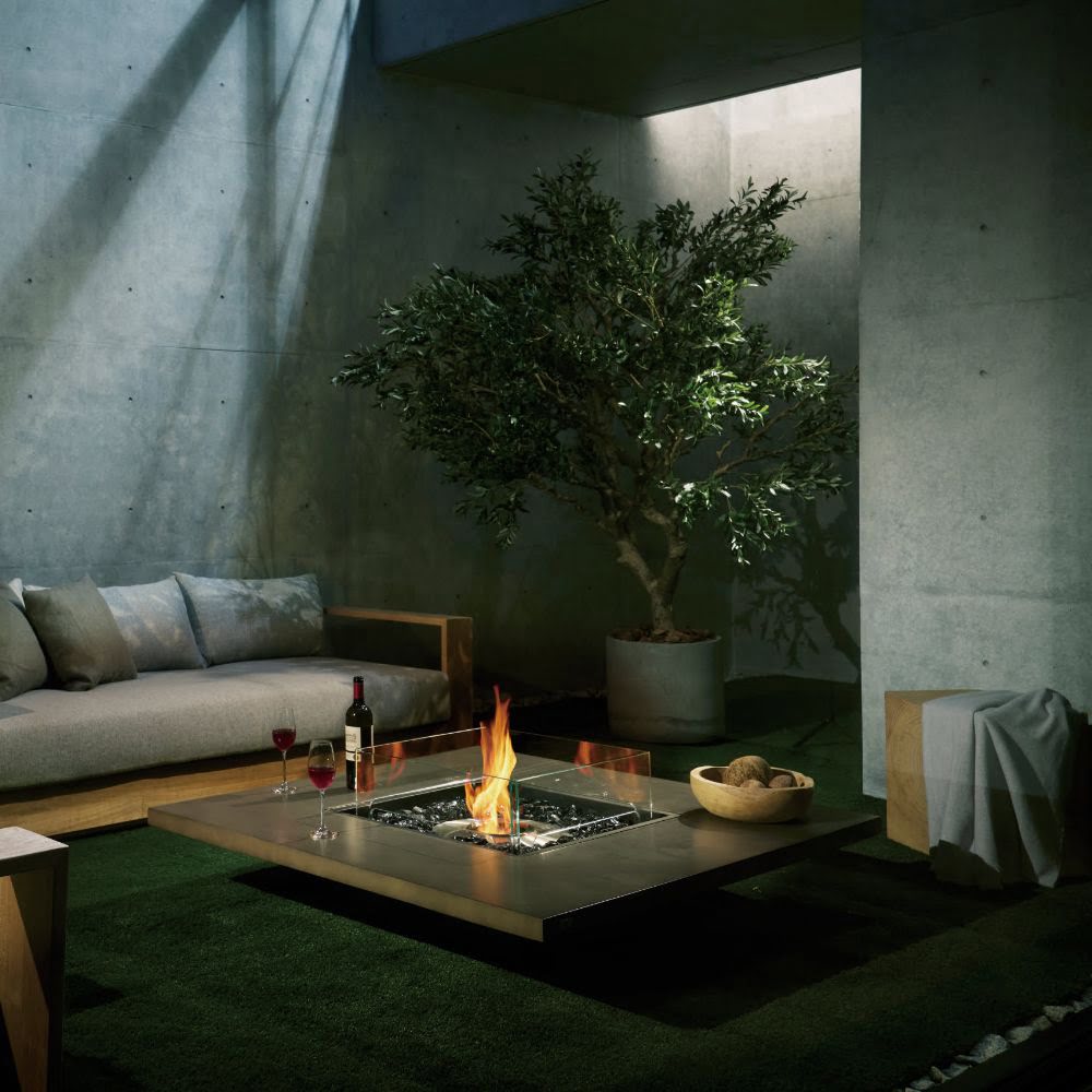 Vertigo 50 Ethanol Fire Pit Table Tree SunShine