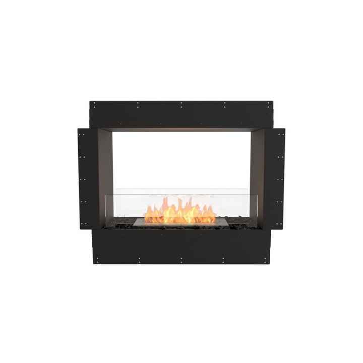 flex 32DB double sided ethanol fireplace insert flange