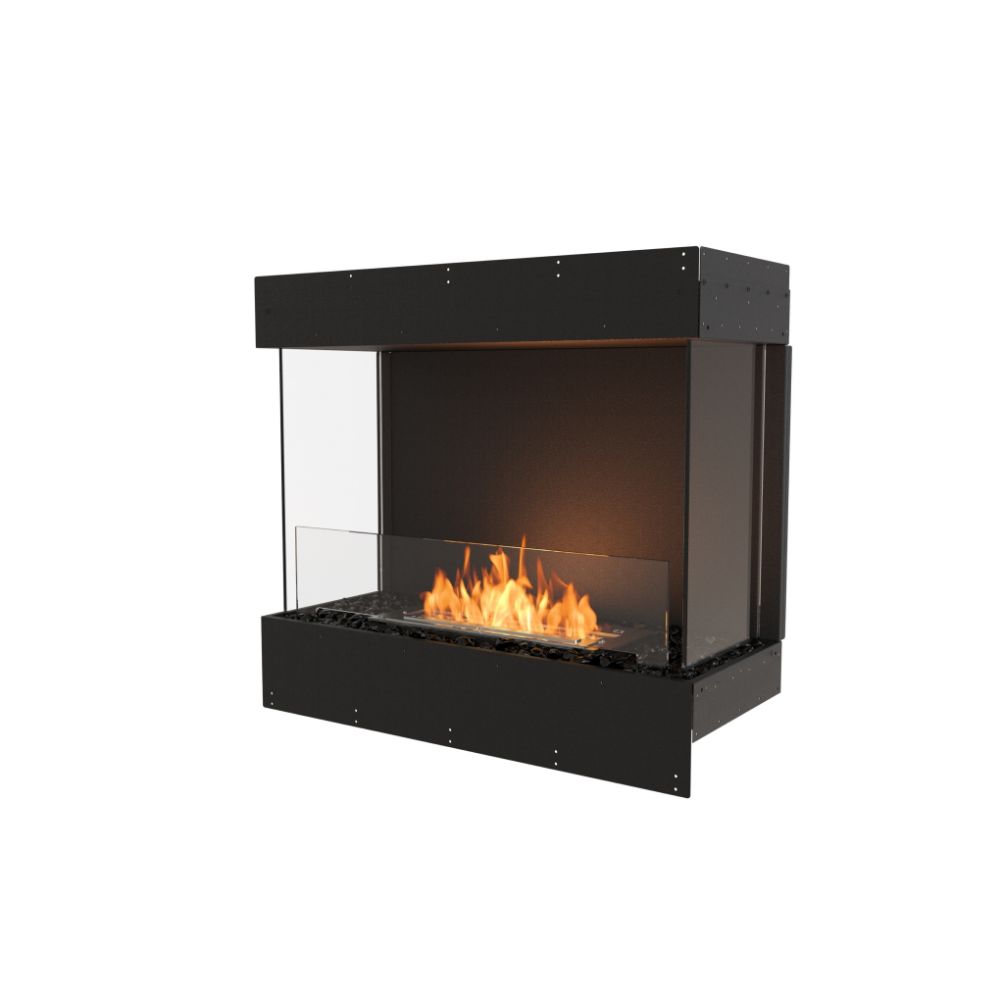 flex 32by ethanol bay fireplace insert flange side