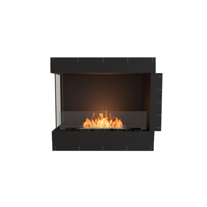 flex 32lc left corner ethanol fireplace insert flange