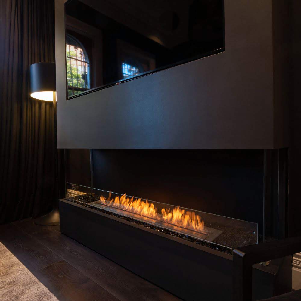 Flex 42BY Bay Ethanol Fireplace Insert – Chama Design - Fireplaces ...