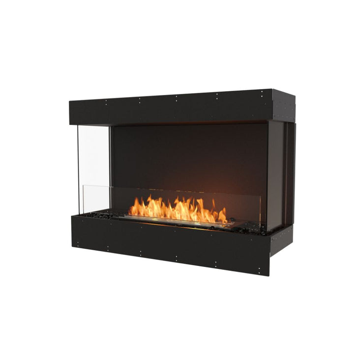 Flex 42 by bay ethanol fireplace insert flange side view