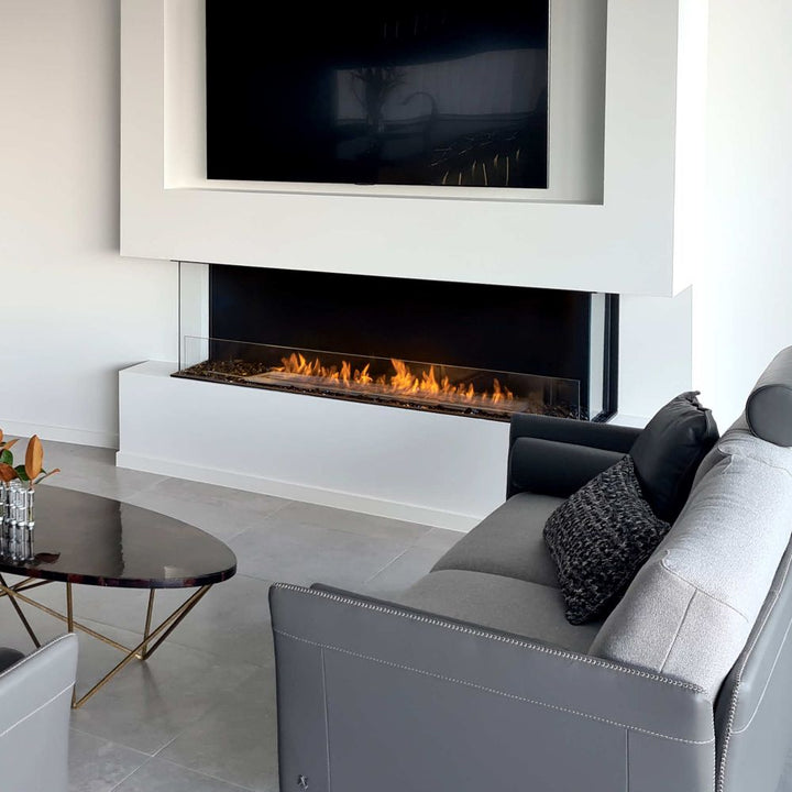 flex 50by bay ethanol fireplace insert Contemporary Lounge Fireplace