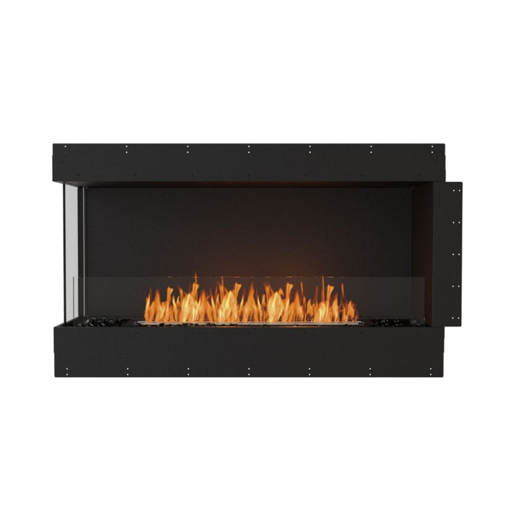 flex 50lc left corner ethanol fireplace insert flange