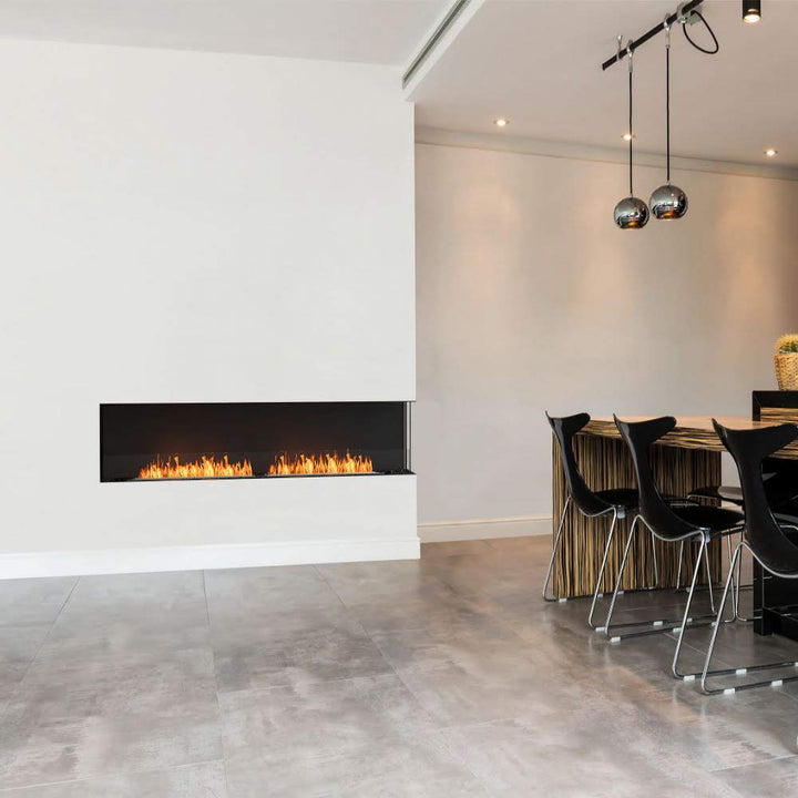 flex 50rc right corner ethanol fireplace insert modern kitches