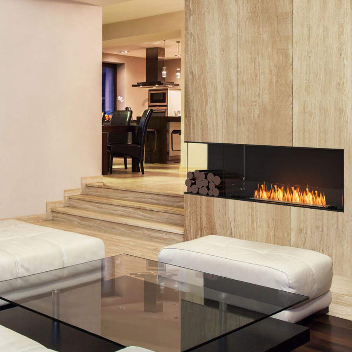 flex 68lc left corner ethanol fireplace insert Elegant Reception Room Soft Tones