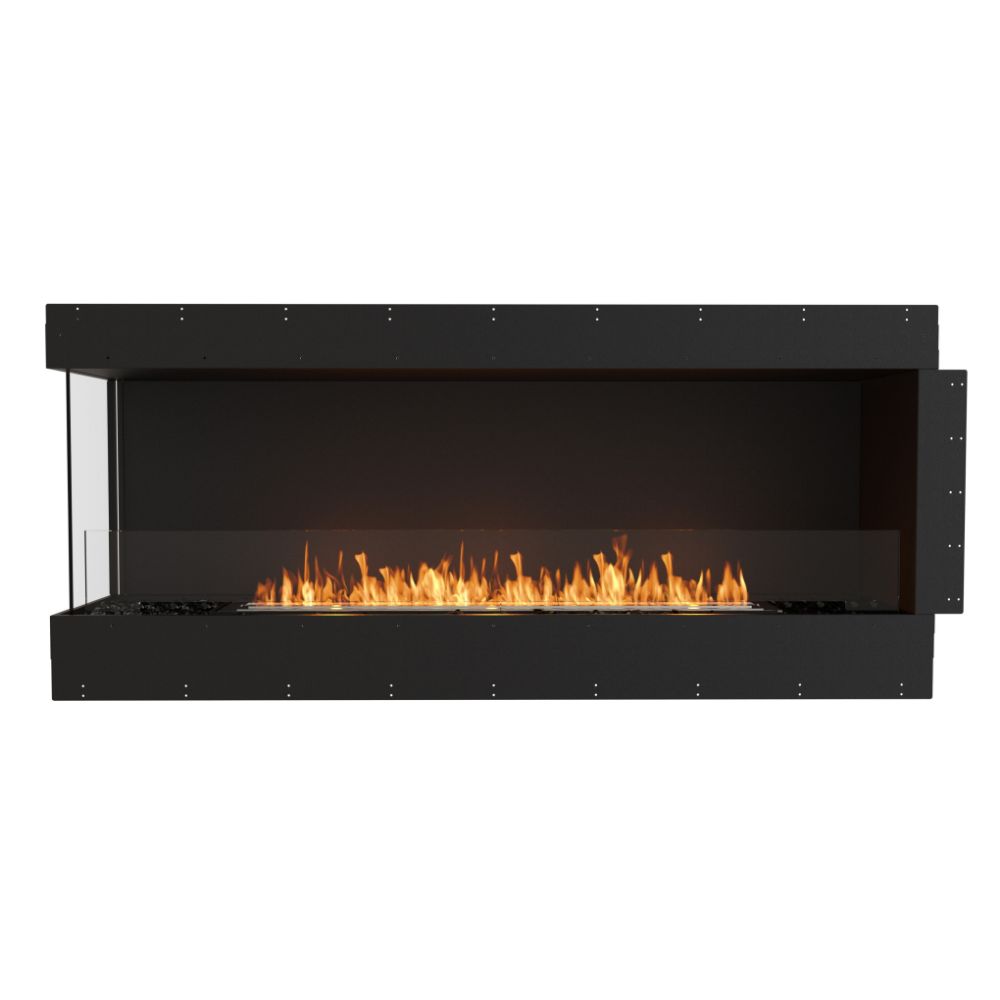 flex 68lc left corner ethanol fireplace insert flange