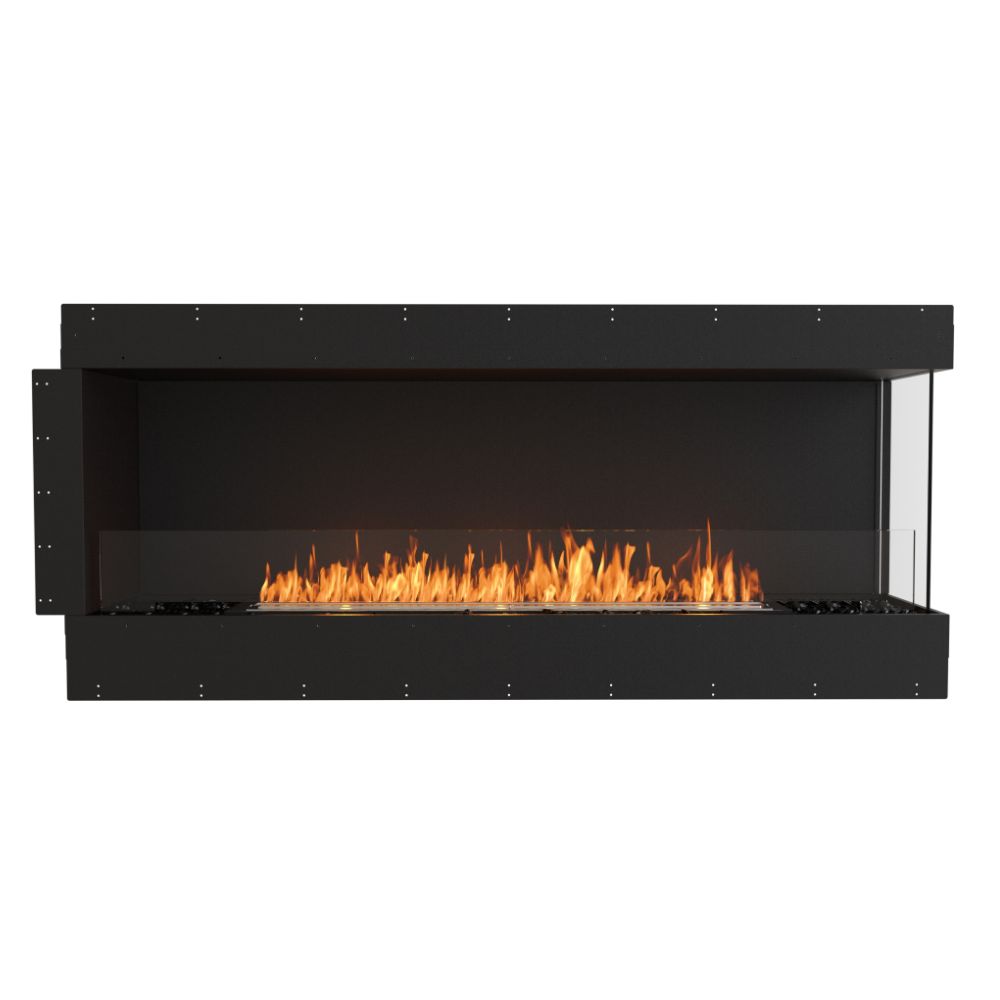 flex 68rc right corner ethanol fireplace insert flange