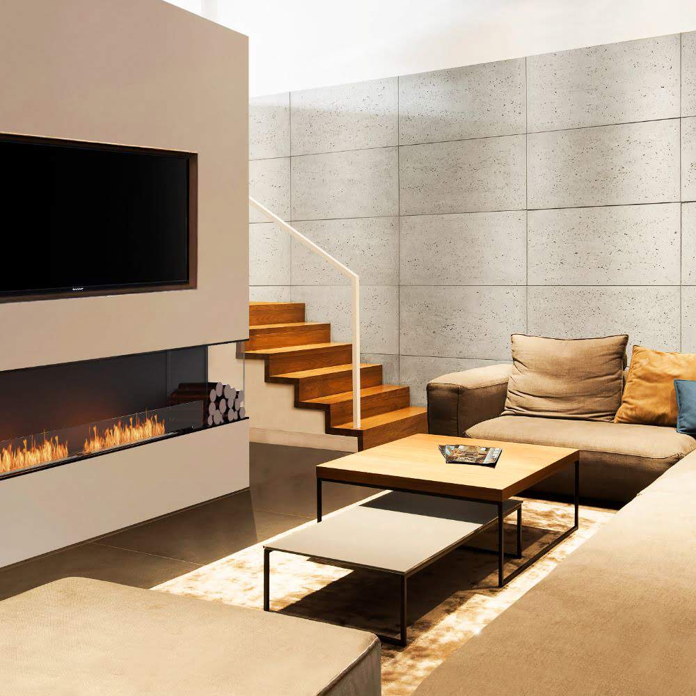 flex 86by bay ethanol fireplace insert Expansive Stylish Interior