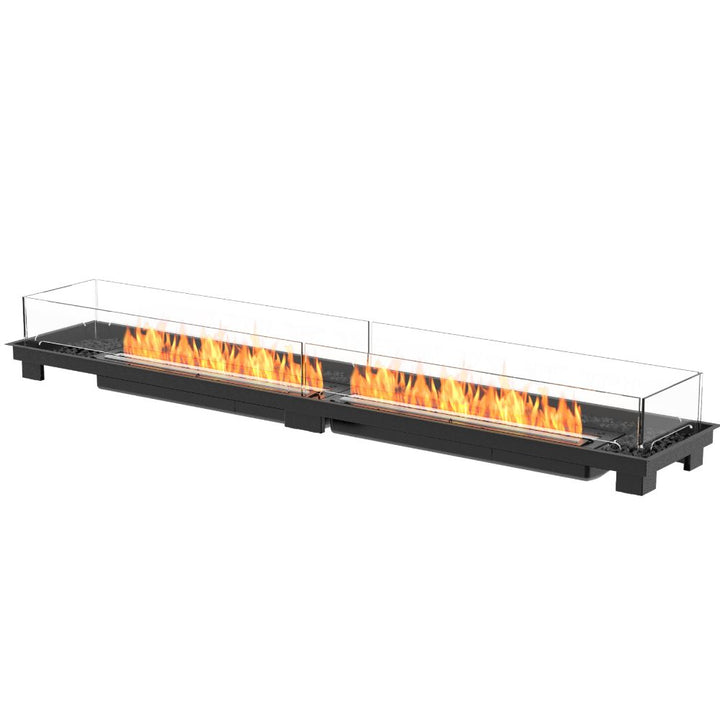 linear 90 ethanol burner kit black ceramic