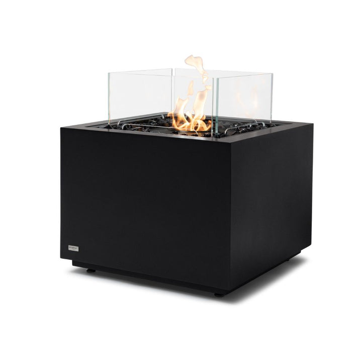 sidecar 24 ethanol fire pit table graphite black burner